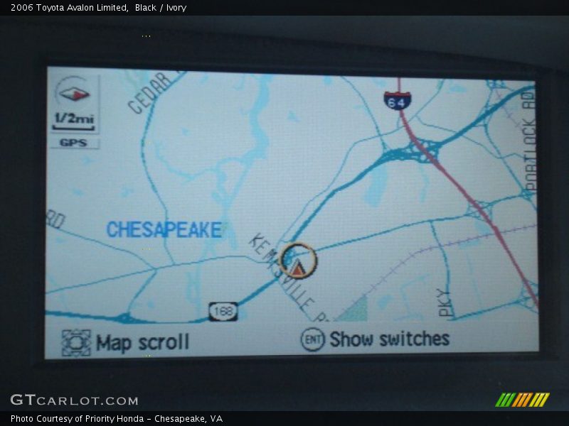 Black / Ivory 2006 Toyota Avalon Limited