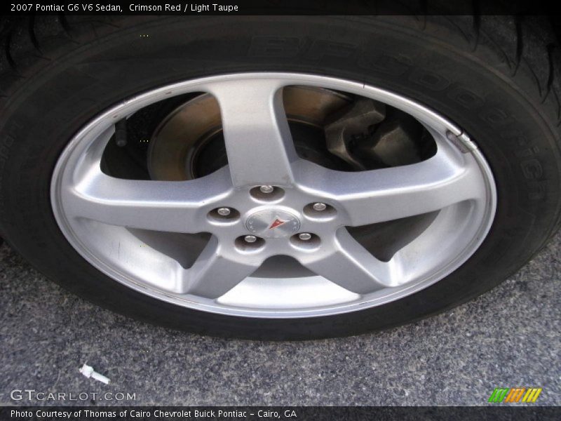 Crimson Red / Light Taupe 2007 Pontiac G6 V6 Sedan