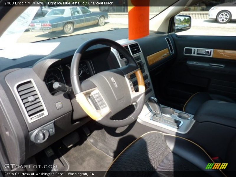 Light Ice Blue Metallic / Charcoal Black 2008 Lincoln MKX AWD