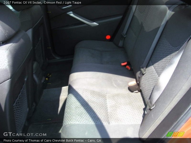 Crimson Red / Light Taupe 2007 Pontiac G6 V6 Sedan