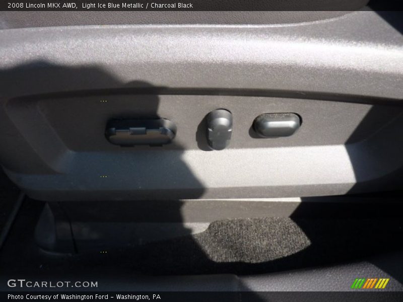 Light Ice Blue Metallic / Charcoal Black 2008 Lincoln MKX AWD