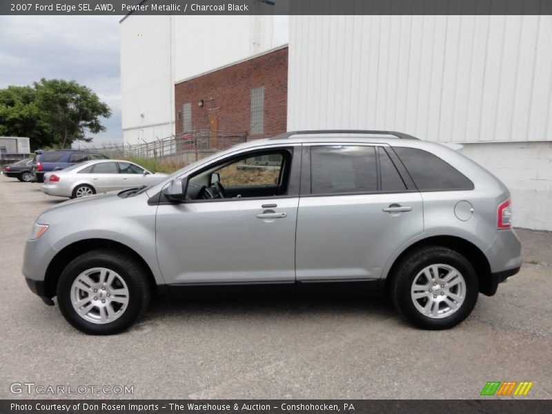 Pewter Metallic / Charcoal Black 2007 Ford Edge SEL AWD
