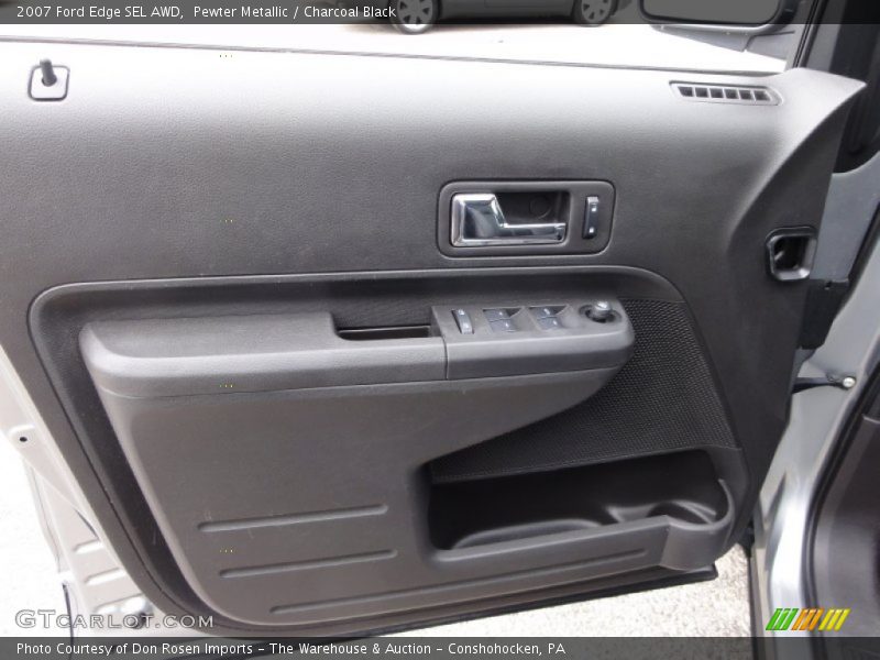 Pewter Metallic / Charcoal Black 2007 Ford Edge SEL AWD