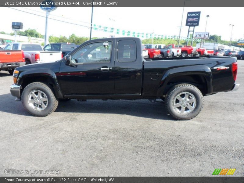 Onyx Black / Ebony 2011 GMC Canyon SLE Extended Cab 4x4