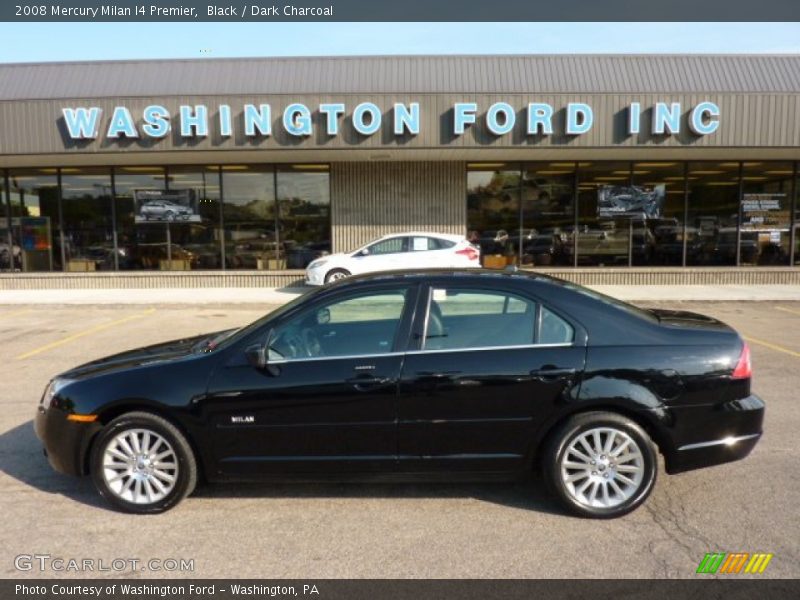 Black / Dark Charcoal 2008 Mercury Milan I4 Premier