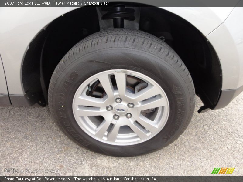 Pewter Metallic / Charcoal Black 2007 Ford Edge SEL AWD