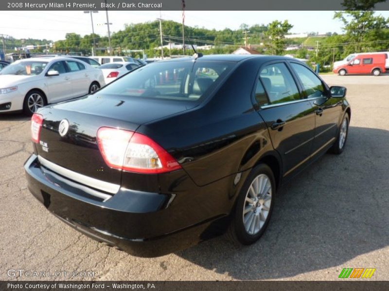 Black / Dark Charcoal 2008 Mercury Milan I4 Premier