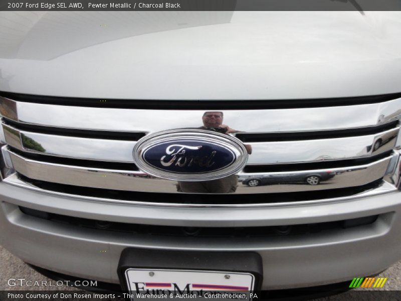 Pewter Metallic / Charcoal Black 2007 Ford Edge SEL AWD