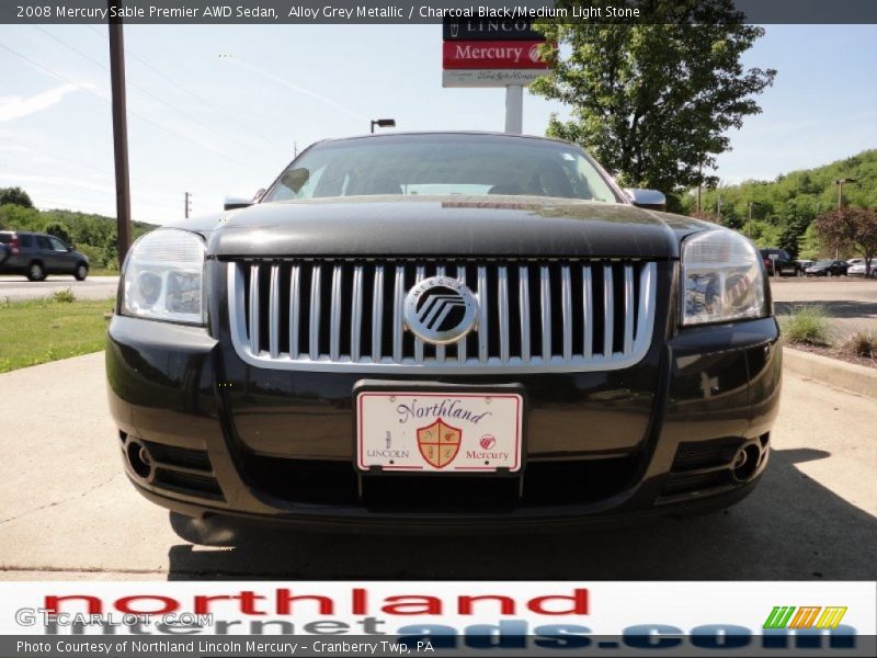 Alloy Grey Metallic / Charcoal Black/Medium Light Stone 2008 Mercury Sable Premier AWD Sedan