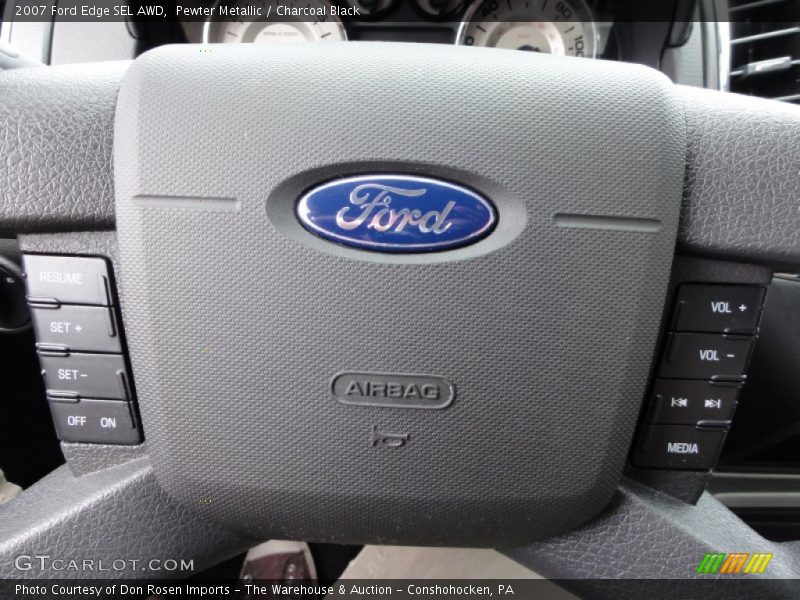 Pewter Metallic / Charcoal Black 2007 Ford Edge SEL AWD