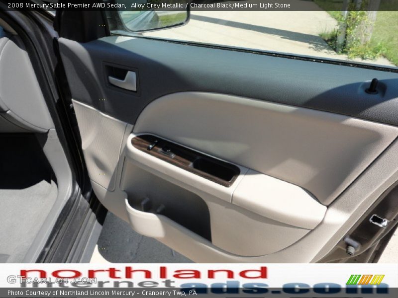 Alloy Grey Metallic / Charcoal Black/Medium Light Stone 2008 Mercury Sable Premier AWD Sedan