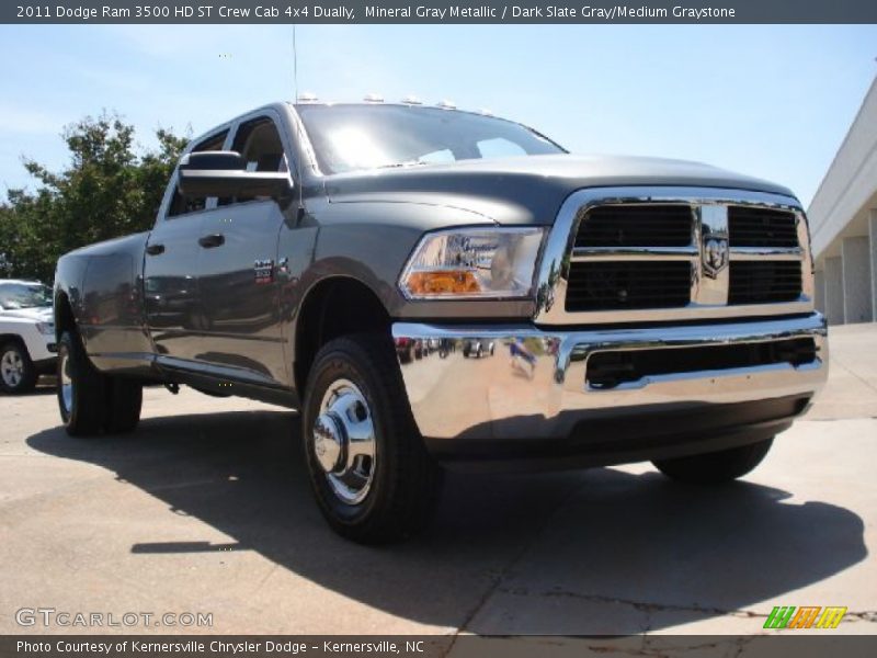 Mineral Gray Metallic / Dark Slate Gray/Medium Graystone 2011 Dodge Ram 3500 HD ST Crew Cab 4x4 Dually