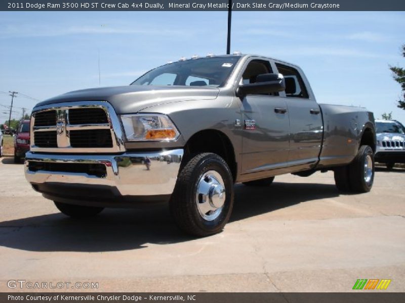 Mineral Gray Metallic / Dark Slate Gray/Medium Graystone 2011 Dodge Ram 3500 HD ST Crew Cab 4x4 Dually