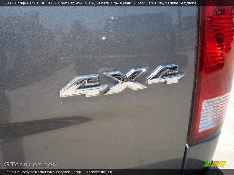 Mineral Gray Metallic / Dark Slate Gray/Medium Graystone 2011 Dodge Ram 3500 HD ST Crew Cab 4x4 Dually