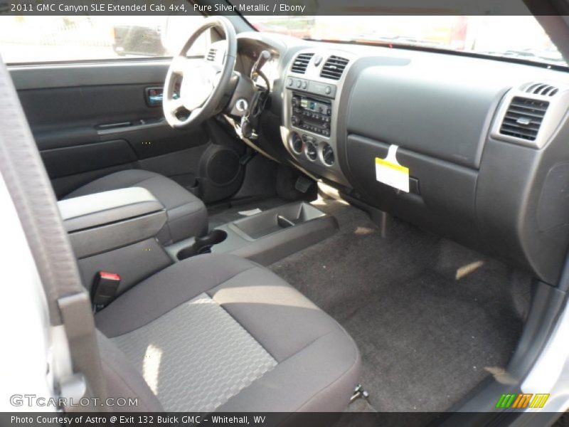 Pure Silver Metallic / Ebony 2011 GMC Canyon SLE Extended Cab 4x4