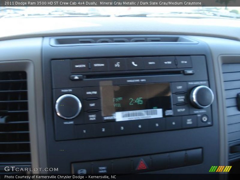 Mineral Gray Metallic / Dark Slate Gray/Medium Graystone 2011 Dodge Ram 3500 HD ST Crew Cab 4x4 Dually