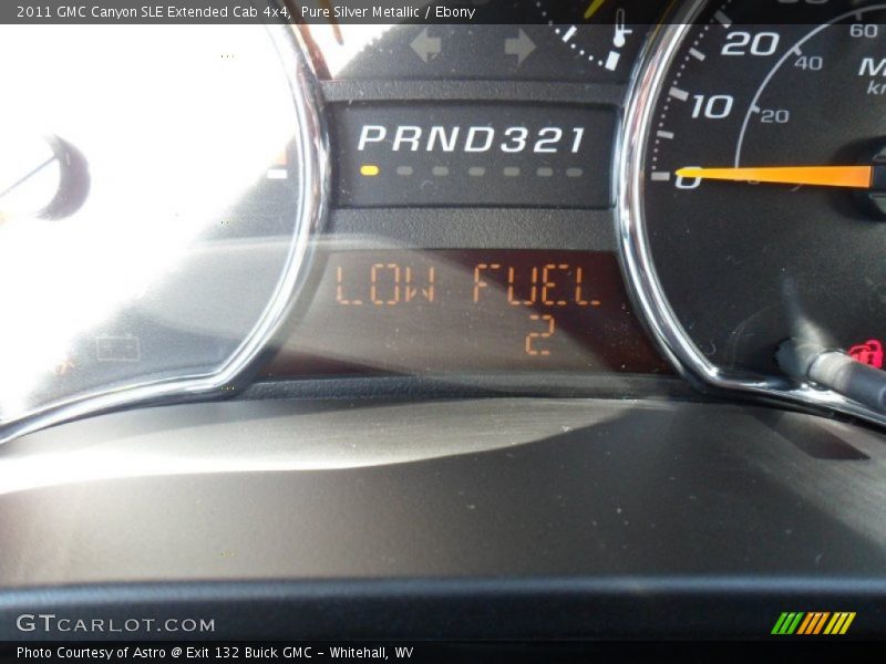 Pure Silver Metallic / Ebony 2011 GMC Canyon SLE Extended Cab 4x4