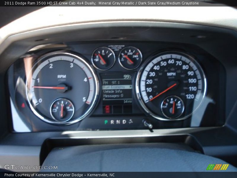 Mineral Gray Metallic / Dark Slate Gray/Medium Graystone 2011 Dodge Ram 3500 HD ST Crew Cab 4x4 Dually