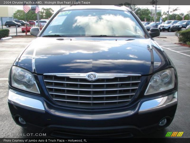 Midnight Blue Pearl / Light Taupe 2004 Chrysler Pacifica AWD