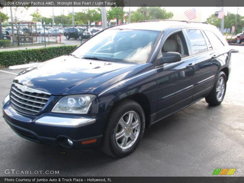 Midnight Blue Pearl / Light Taupe 2004 Chrysler Pacifica AWD