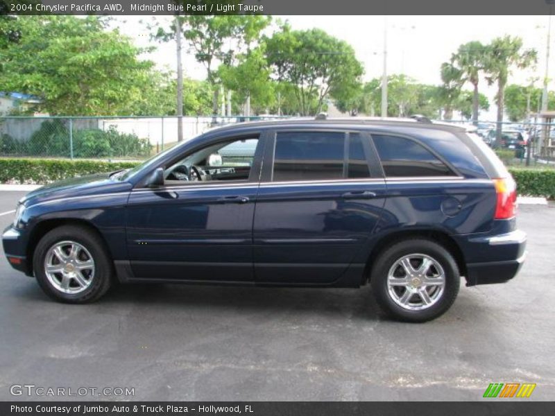 Midnight Blue Pearl / Light Taupe 2004 Chrysler Pacifica AWD