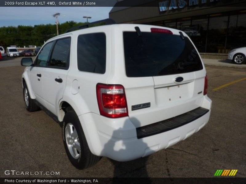 Oxford White / Stone 2009 Ford Escape XLT 4WD