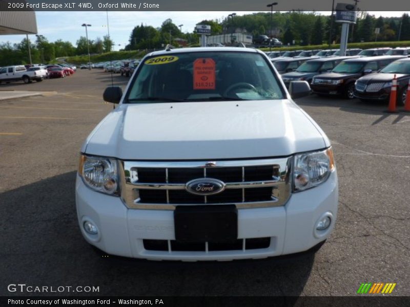 Oxford White / Stone 2009 Ford Escape XLT 4WD