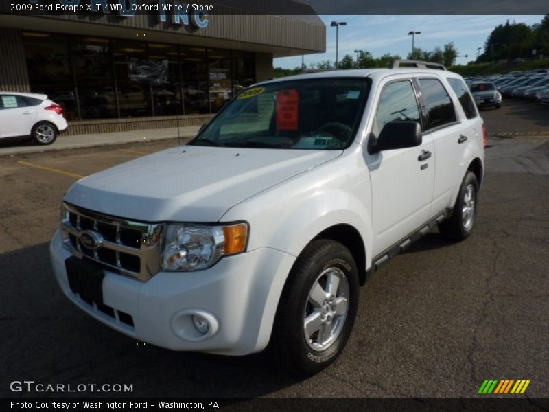 Oxford White / Stone 2009 Ford Escape XLT 4WD