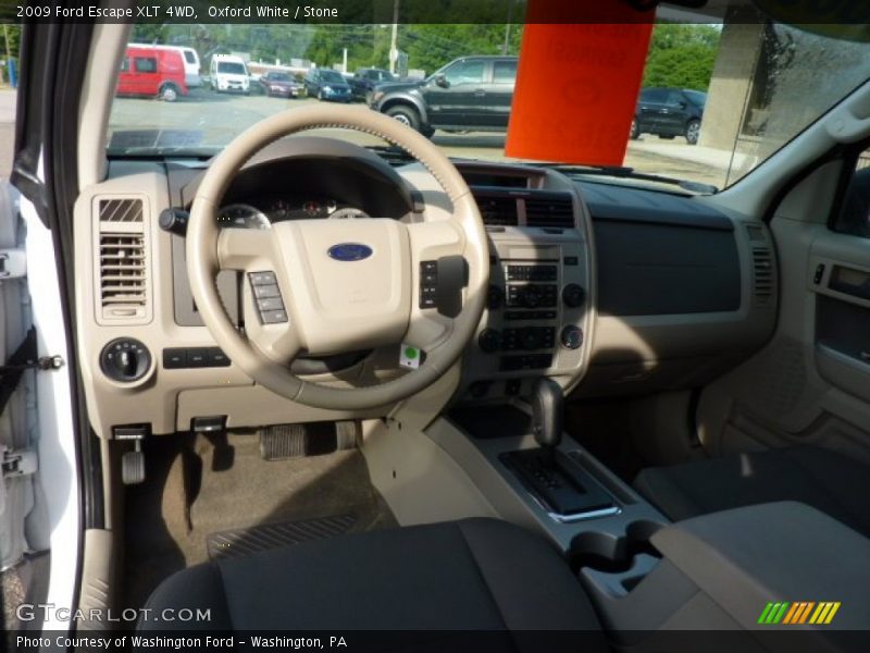 Oxford White / Stone 2009 Ford Escape XLT 4WD