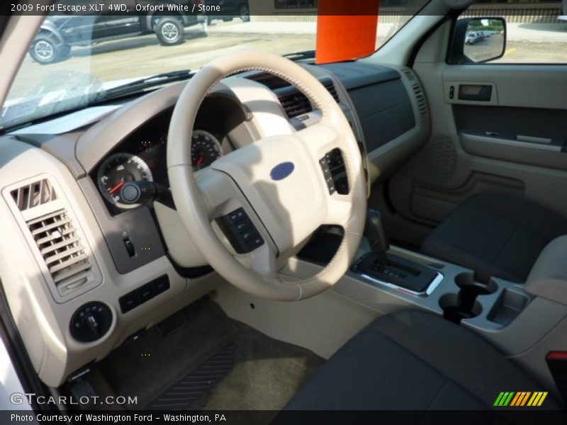 Oxford White / Stone 2009 Ford Escape XLT 4WD