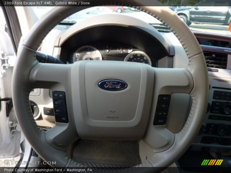 Oxford White / Stone 2009 Ford Escape XLT 4WD