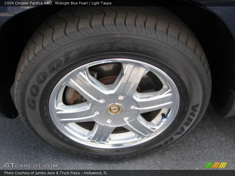 Midnight Blue Pearl / Light Taupe 2004 Chrysler Pacifica AWD