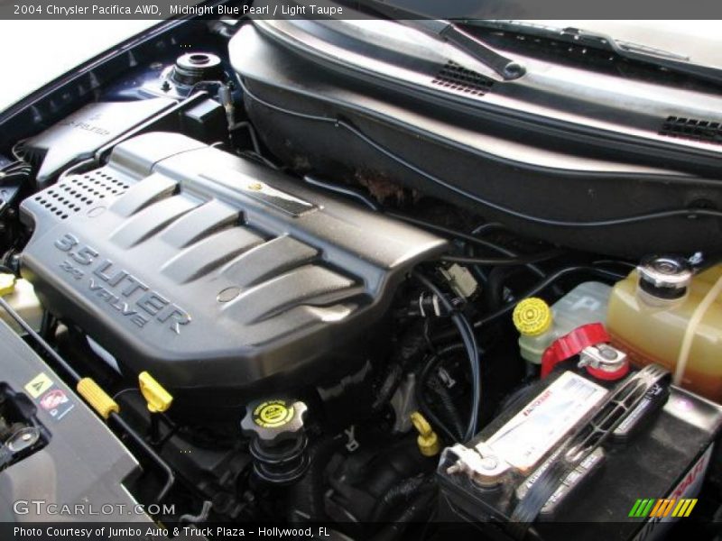 Midnight Blue Pearl / Light Taupe 2004 Chrysler Pacifica AWD