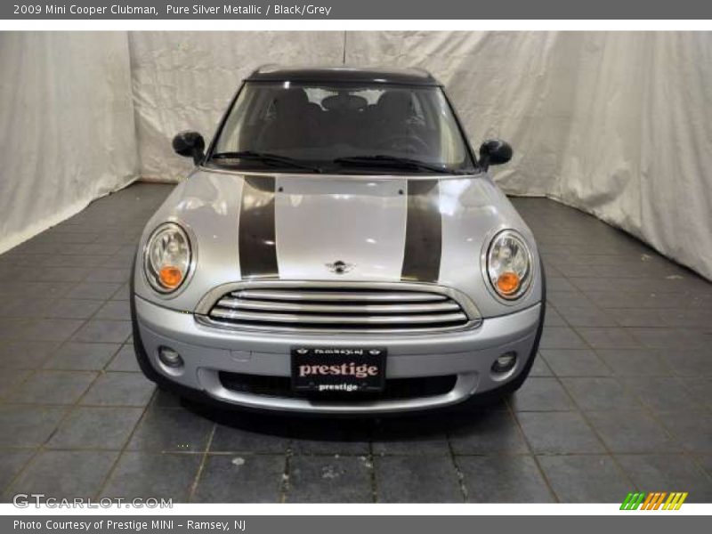 Pure Silver Metallic / Black/Grey 2009 Mini Cooper Clubman