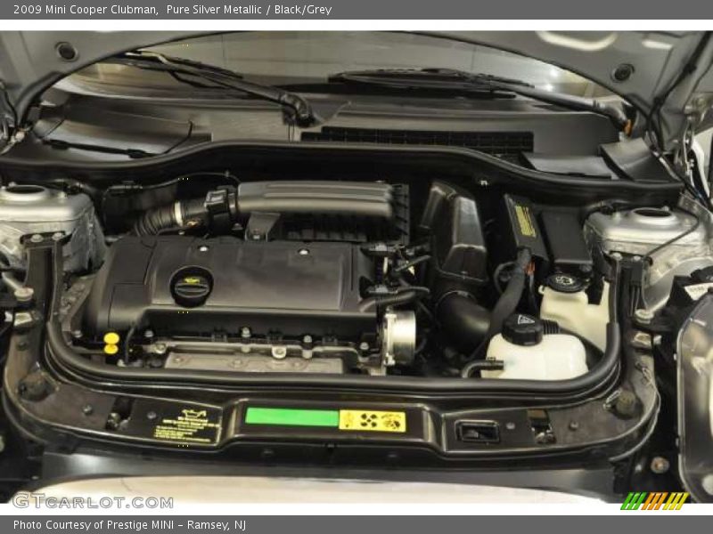 Pure Silver Metallic / Black/Grey 2009 Mini Cooper Clubman