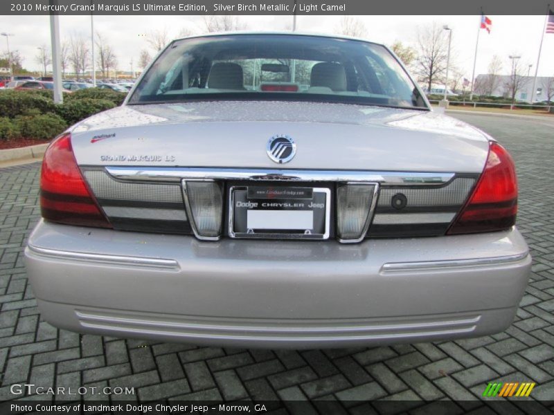 Silver Birch Metallic / Light Camel 2010 Mercury Grand Marquis LS Ultimate Edition