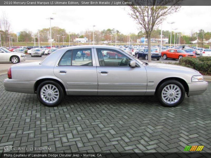 Silver Birch Metallic / Light Camel 2010 Mercury Grand Marquis LS Ultimate Edition