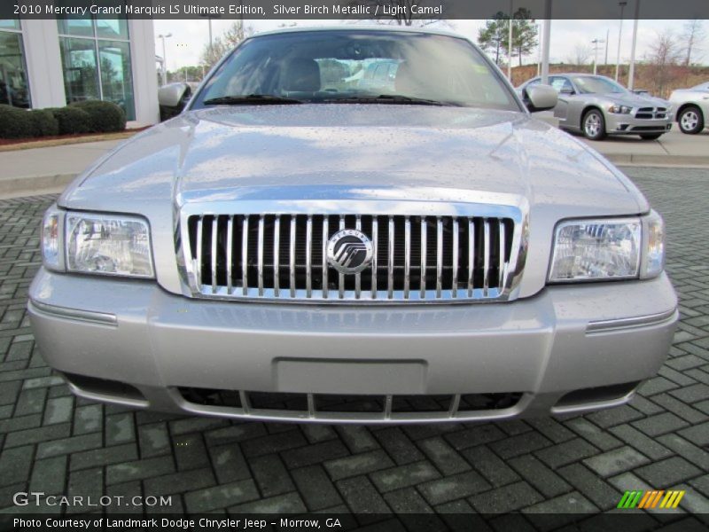 Silver Birch Metallic / Light Camel 2010 Mercury Grand Marquis LS Ultimate Edition