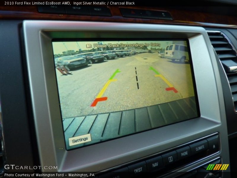 Ingot Silver Metallic / Charcoal Black 2010 Ford Flex Limited EcoBoost AWD