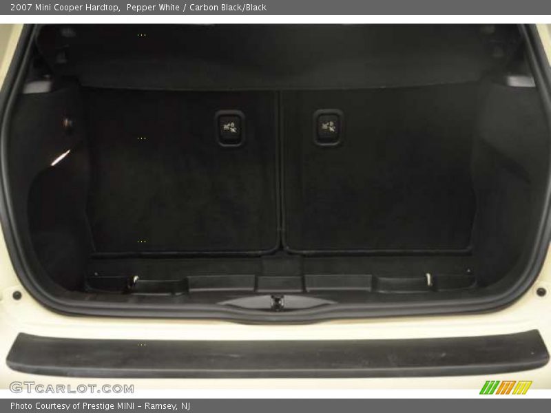 Pepper White / Carbon Black/Black 2007 Mini Cooper Hardtop