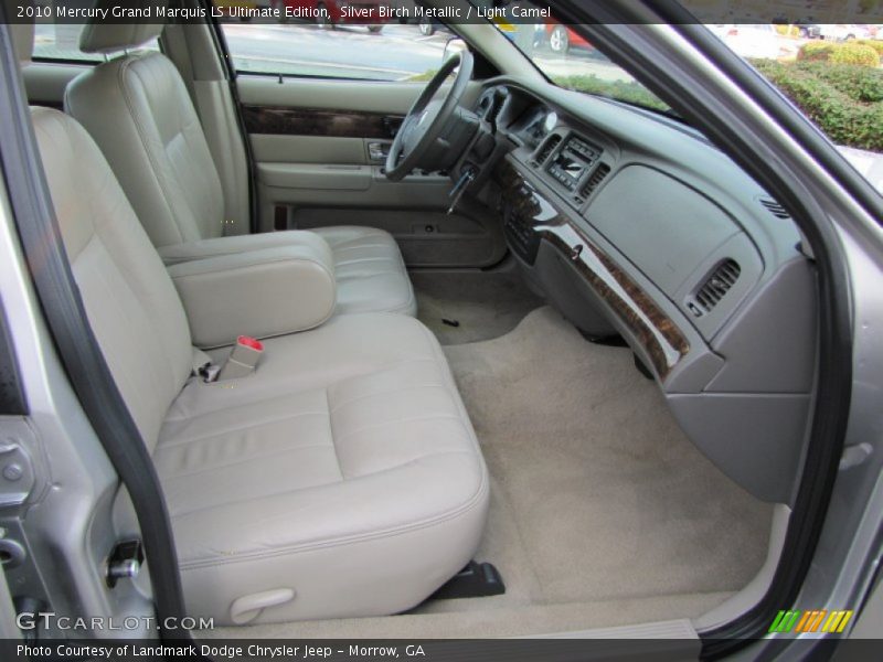 Silver Birch Metallic / Light Camel 2010 Mercury Grand Marquis LS Ultimate Edition