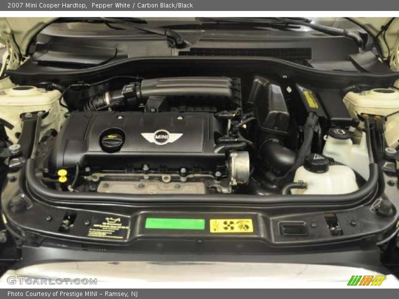 Pepper White / Carbon Black/Black 2007 Mini Cooper Hardtop