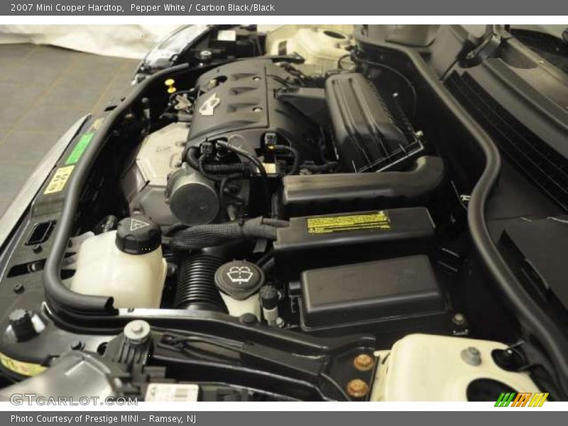 Pepper White / Carbon Black/Black 2007 Mini Cooper Hardtop