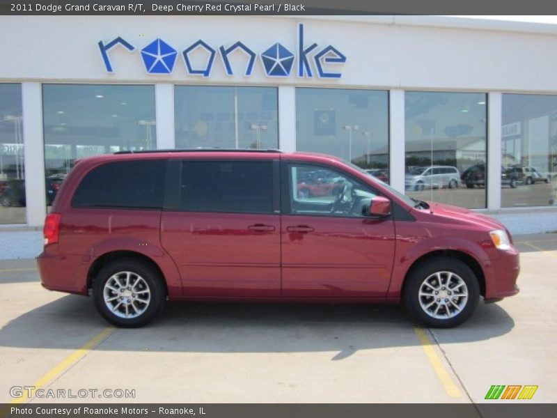 Deep Cherry Red Crystal Pearl / Black 2011 Dodge Grand Caravan R/T