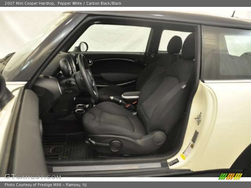 Pepper White / Carbon Black/Black 2007 Mini Cooper Hardtop