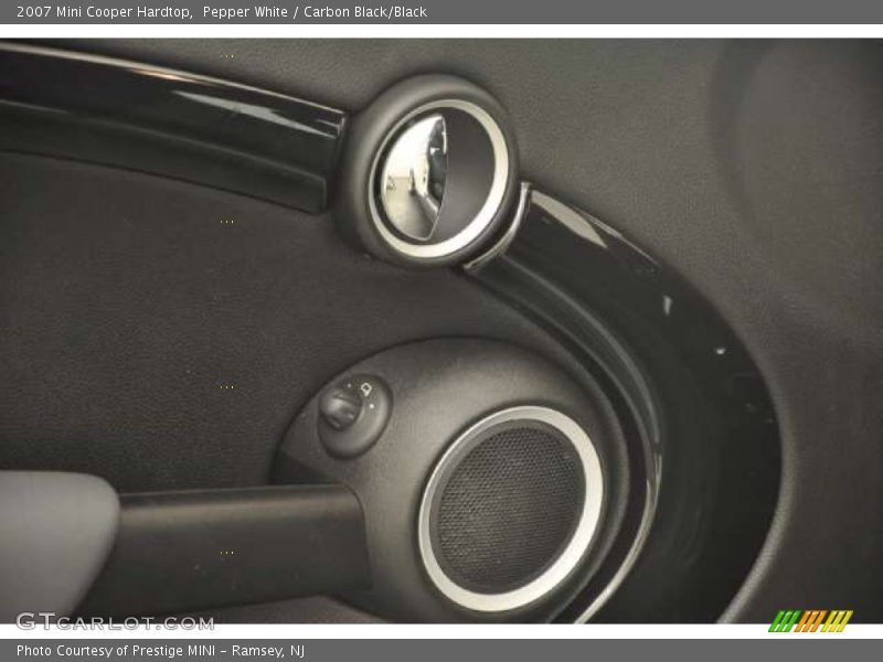 Pepper White / Carbon Black/Black 2007 Mini Cooper Hardtop