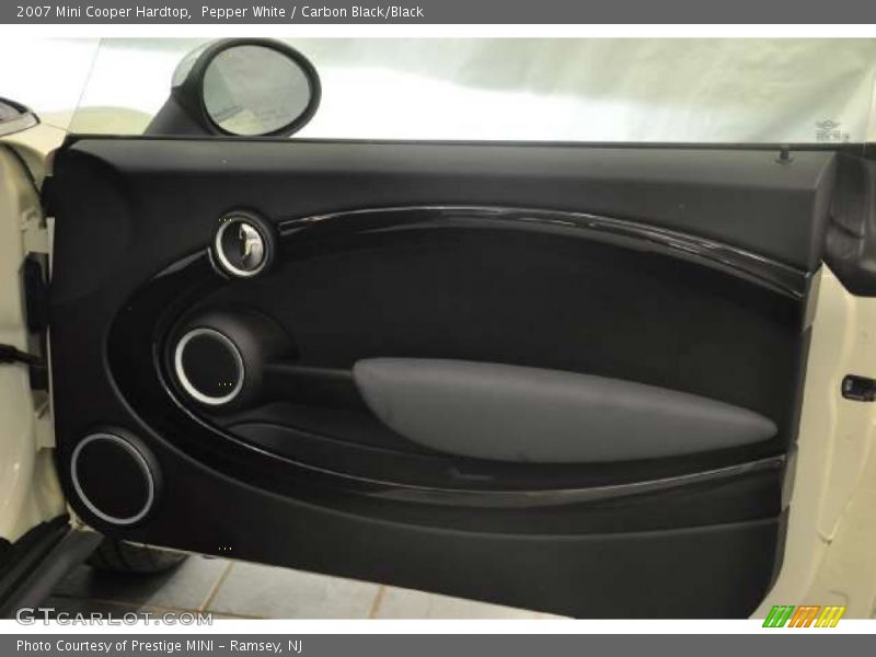 Pepper White / Carbon Black/Black 2007 Mini Cooper Hardtop