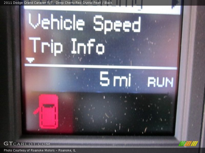 Deep Cherry Red Crystal Pearl / Black 2011 Dodge Grand Caravan R/T