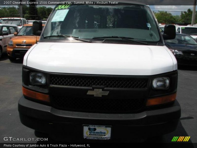 Summit White / Medium Pewter 2007 Chevrolet Express 1500 Commercial Van