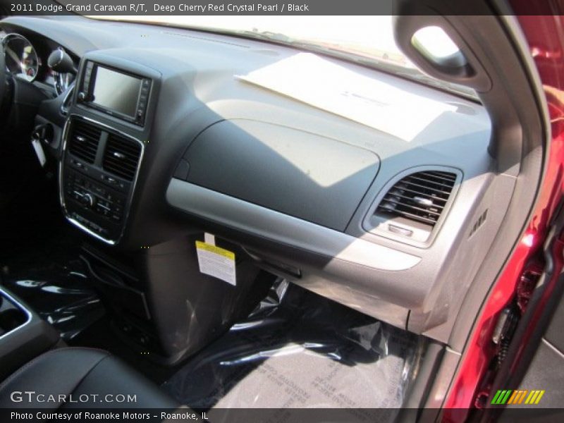 Deep Cherry Red Crystal Pearl / Black 2011 Dodge Grand Caravan R/T